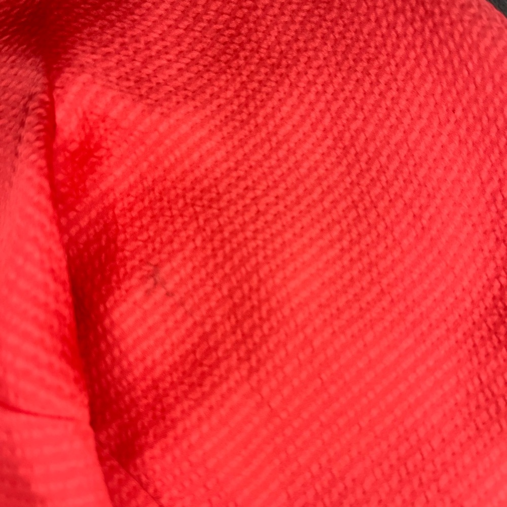 Michael Michael Kors Solid Satin Tie Top Geranium Size S - Picture 10 of 11
